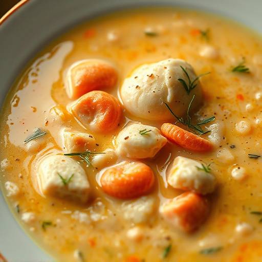 She Crab Soup: Creamy soup with crab meat and a hint of sherry.